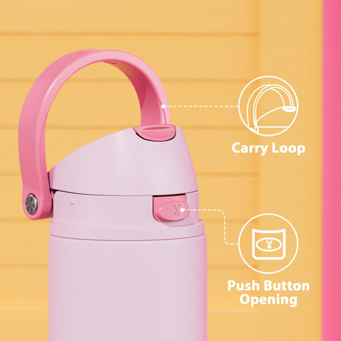 Meoky botella 24oz cabe en portavasos para coche y viaje.