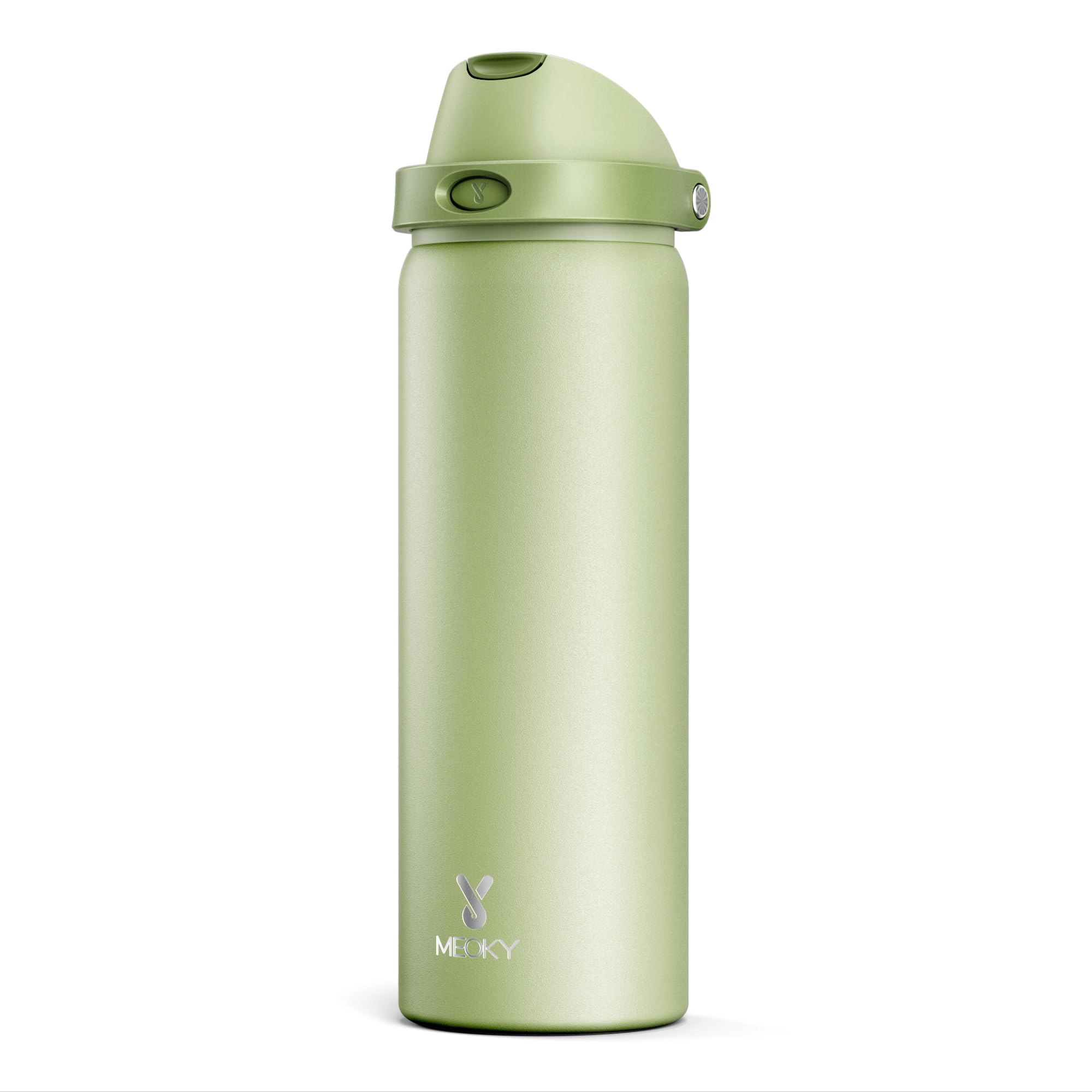 Meoky botella 32oz con tapa de pajita ideal para entrenar y mantenerte hidratado