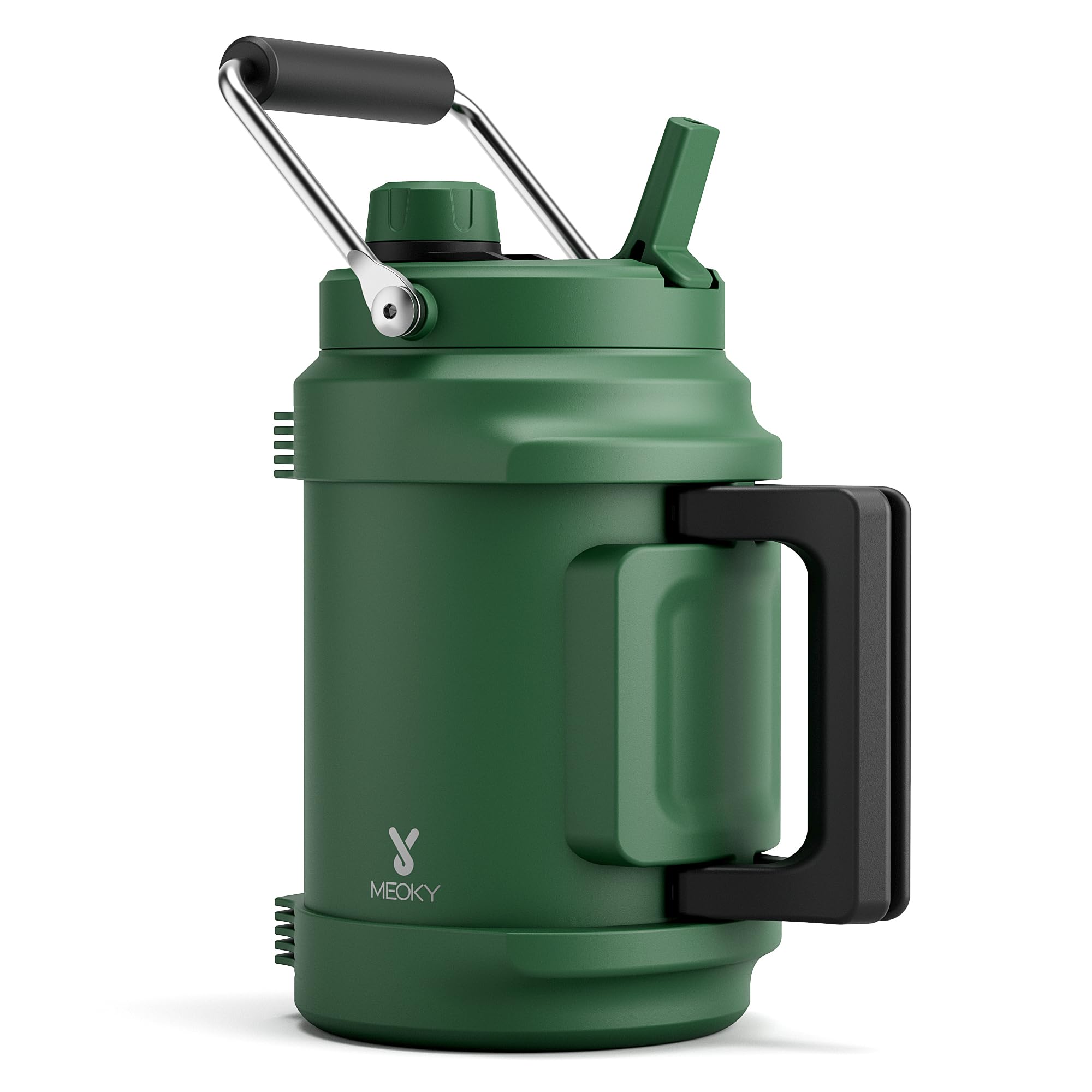 Meoky botella 1,9 L en campamento mantiene frío por largas horas.