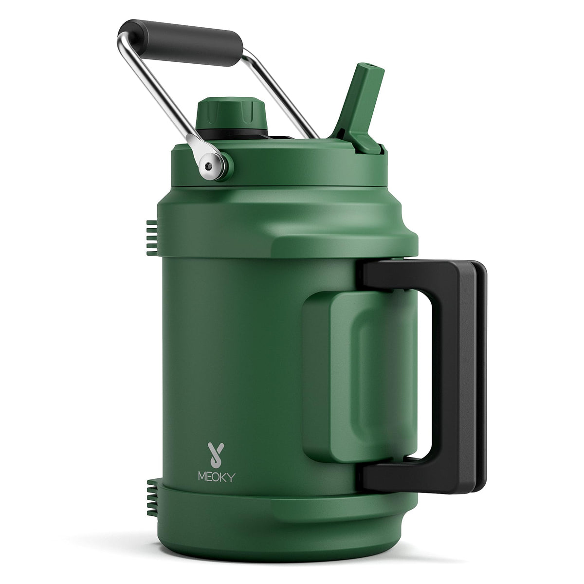 Meoky botella 1,9 L en campamento mantiene frío por largas horas.