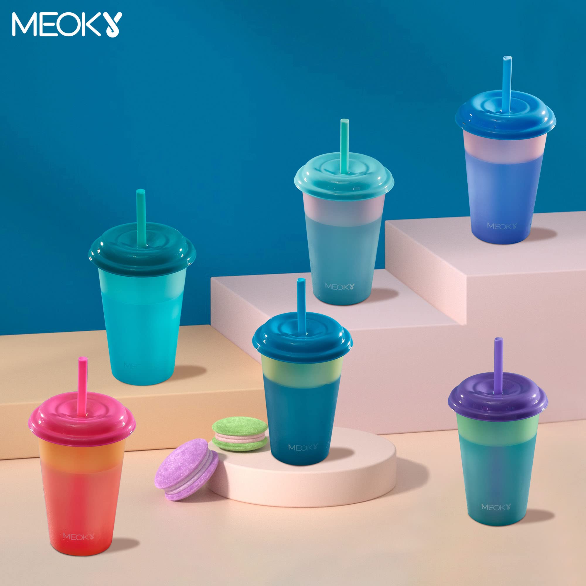 Meoky, copas perfectas para fotos coloridas de verano.