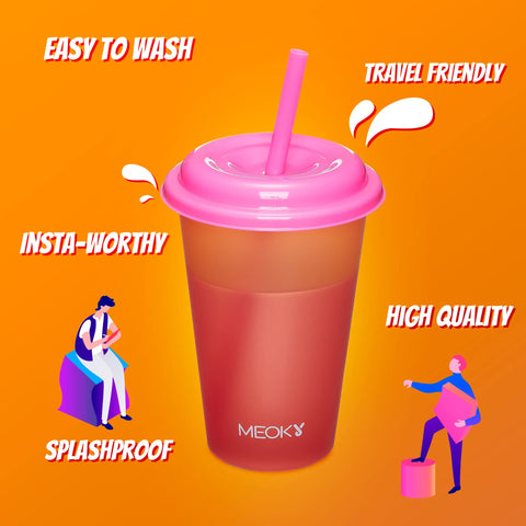 Meoky diseños para personalizar tazas, expresando estilo en eventos y reuniones.