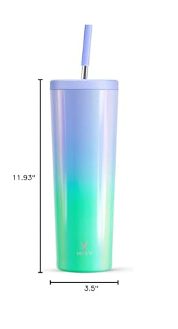 Vaso resistente que minimiza transferencia de sabor y abolladuras.