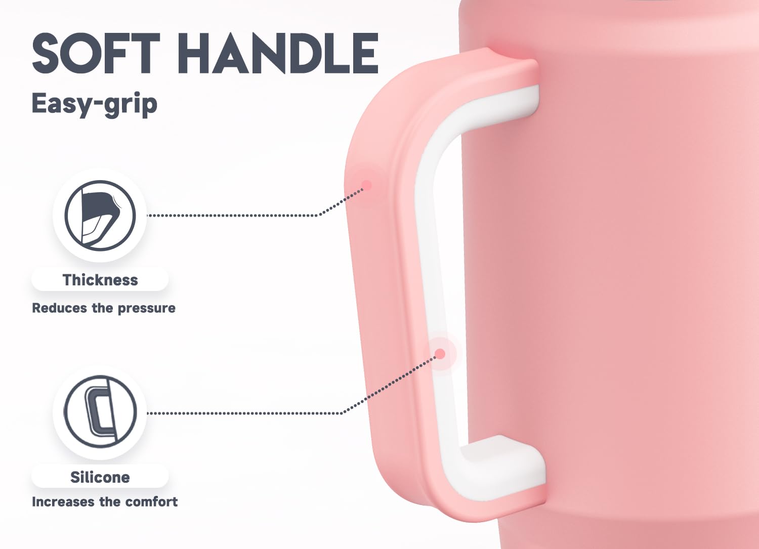 Diseño anti-derrame para viajes con tapa roscada y pajilla