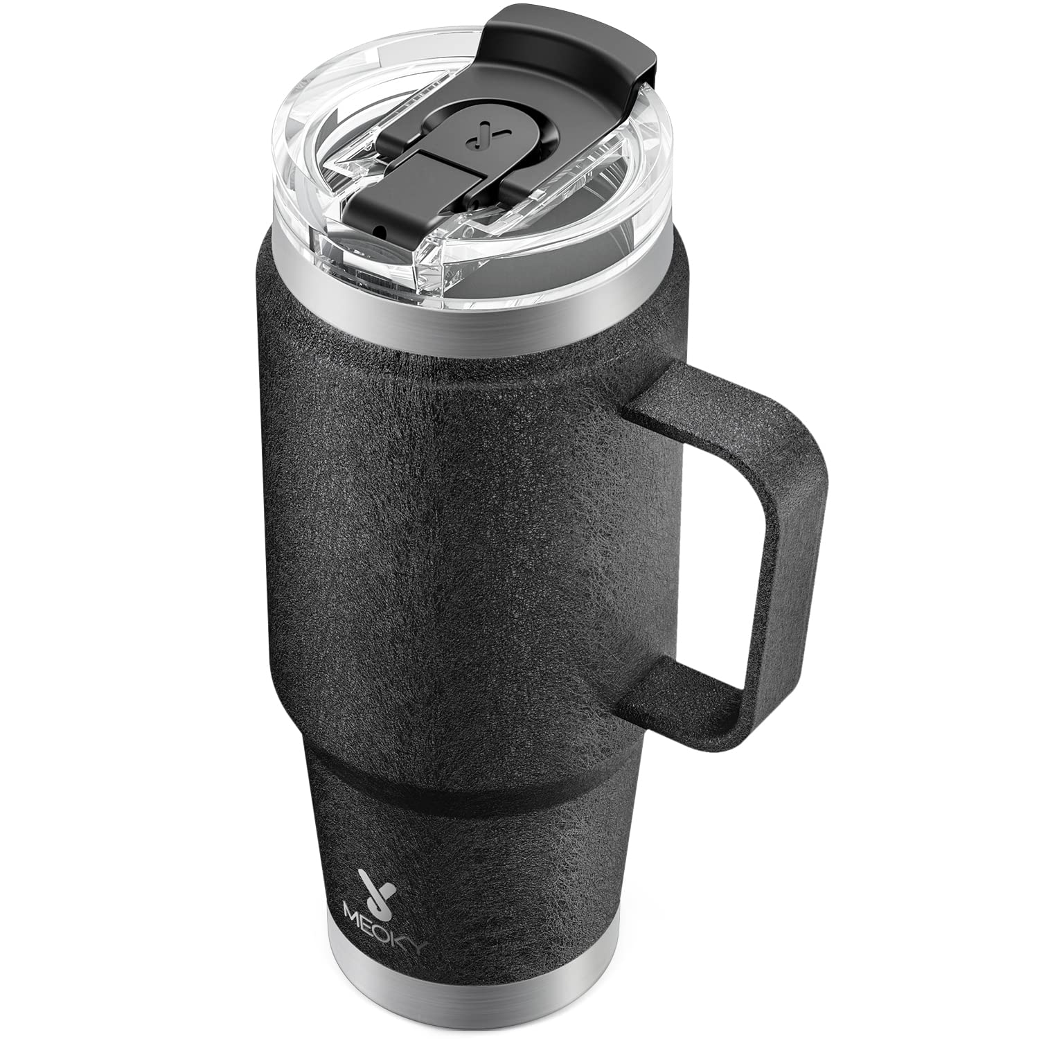Meoky tumbler con manija ergonómica para un agarre cómodo durante tus actividades