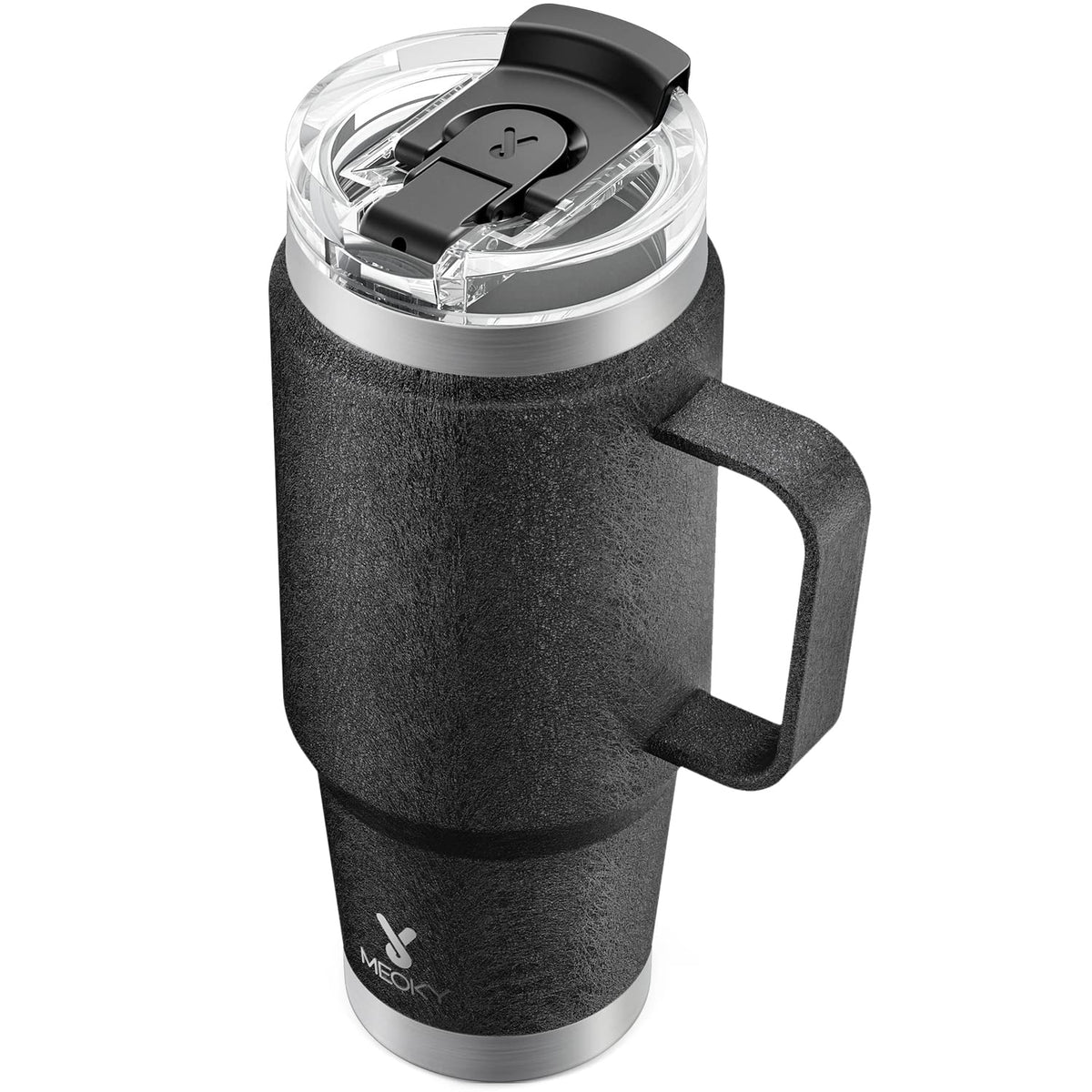 Meoky tumbler con manija ergonómica para un agarre cómodo durante tus actividades