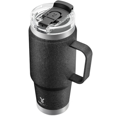 Meoky tumbler con manija ergonómica para un agarre cómodo durante tus actividades