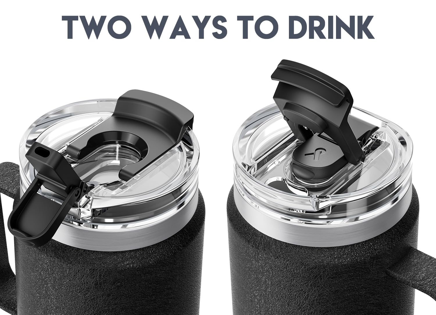 Meoky tumbler con tapa sin fugas para transporte seguro
