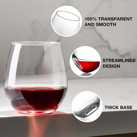 Meolibour juego de copas, regalo ideal para amantes del vino.