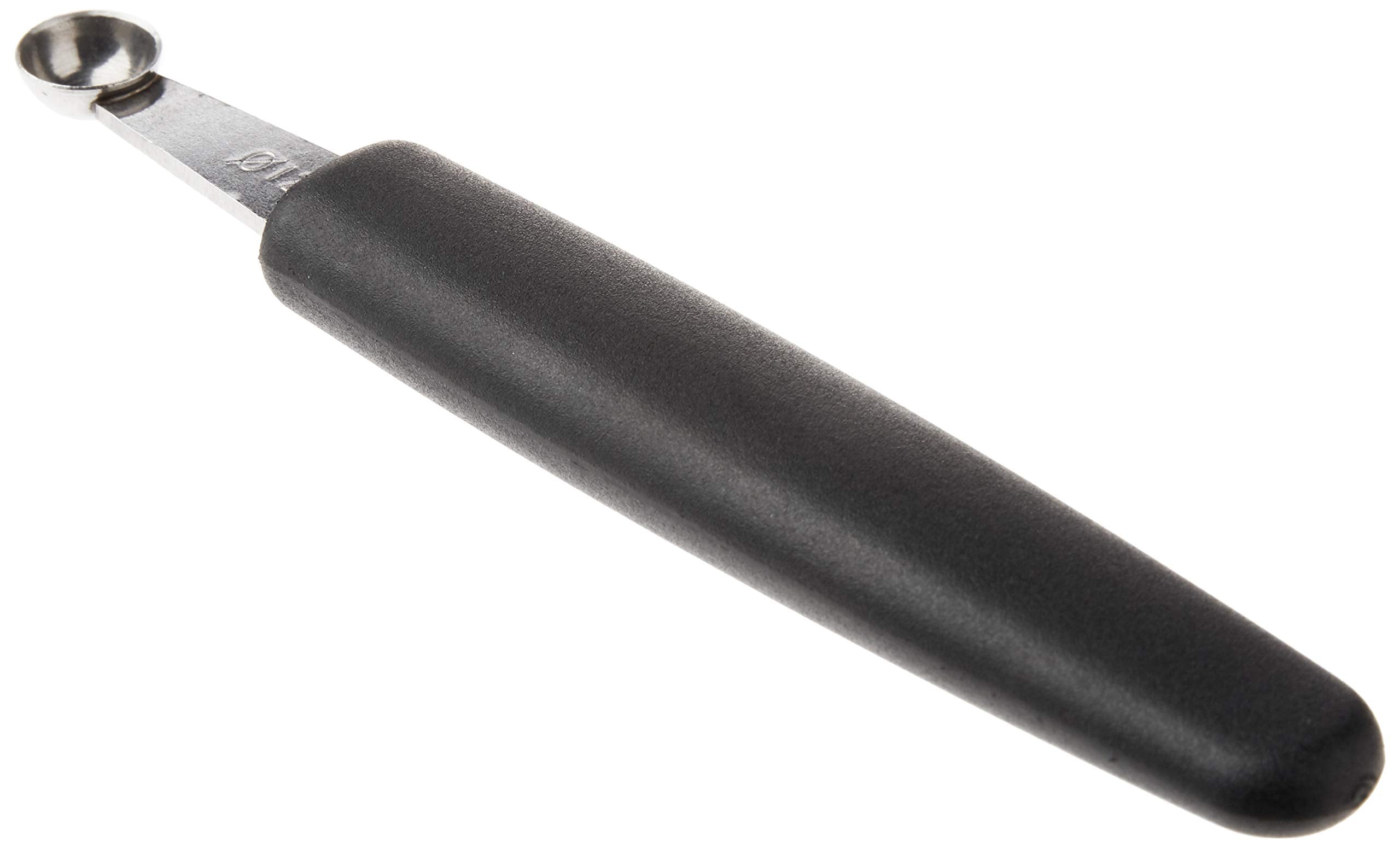 Mercer Culinary bolita para melón ergonómica en negro para agarre seguro incluso con manos mojadas.