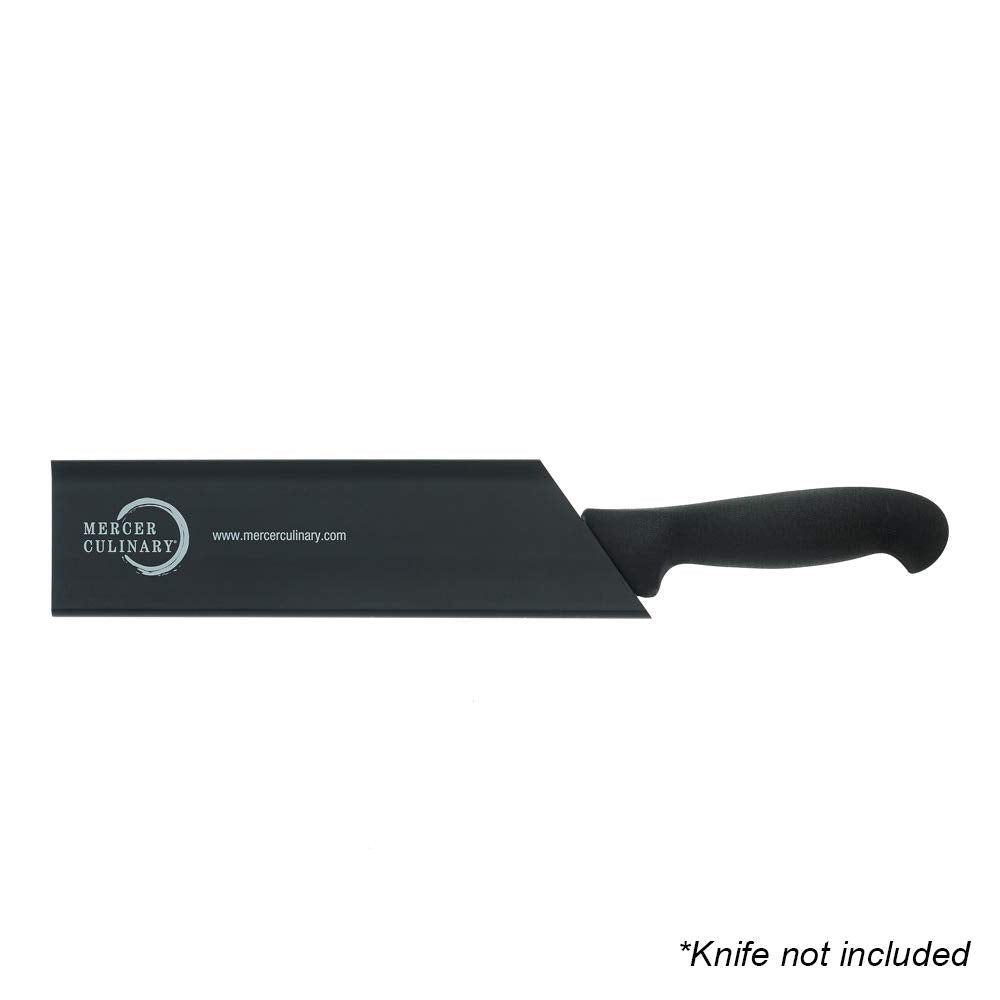 Mercer Culinary guardacuchillo de 9 pulgadas dorso mostrando cobertura