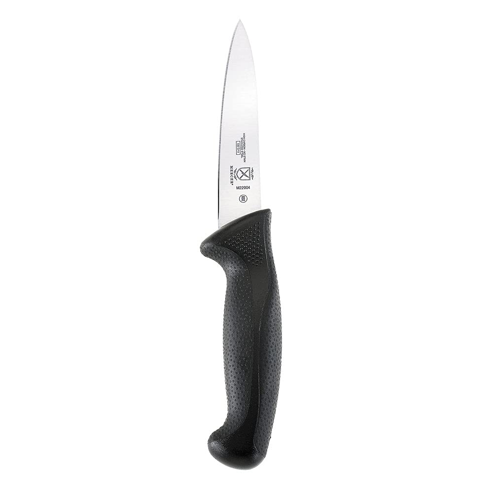 Mercer Culinary Millennia: acero japonés de alto carbono para filo duradero.