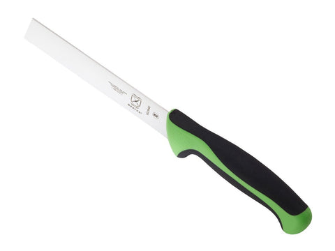 Mercer Culinary Millennia: filo de alto carbono japonés en una pieza para cortes precisos.