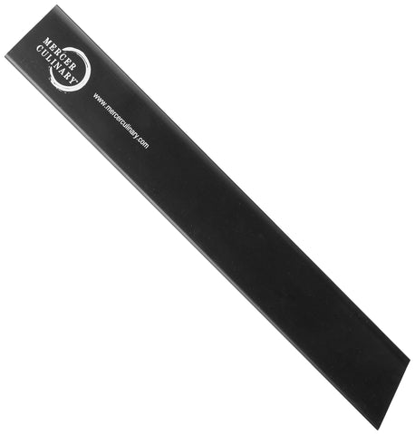 Mercer Culinary protector borde cuchillo 14x2 negro para almacenamiento seguro.