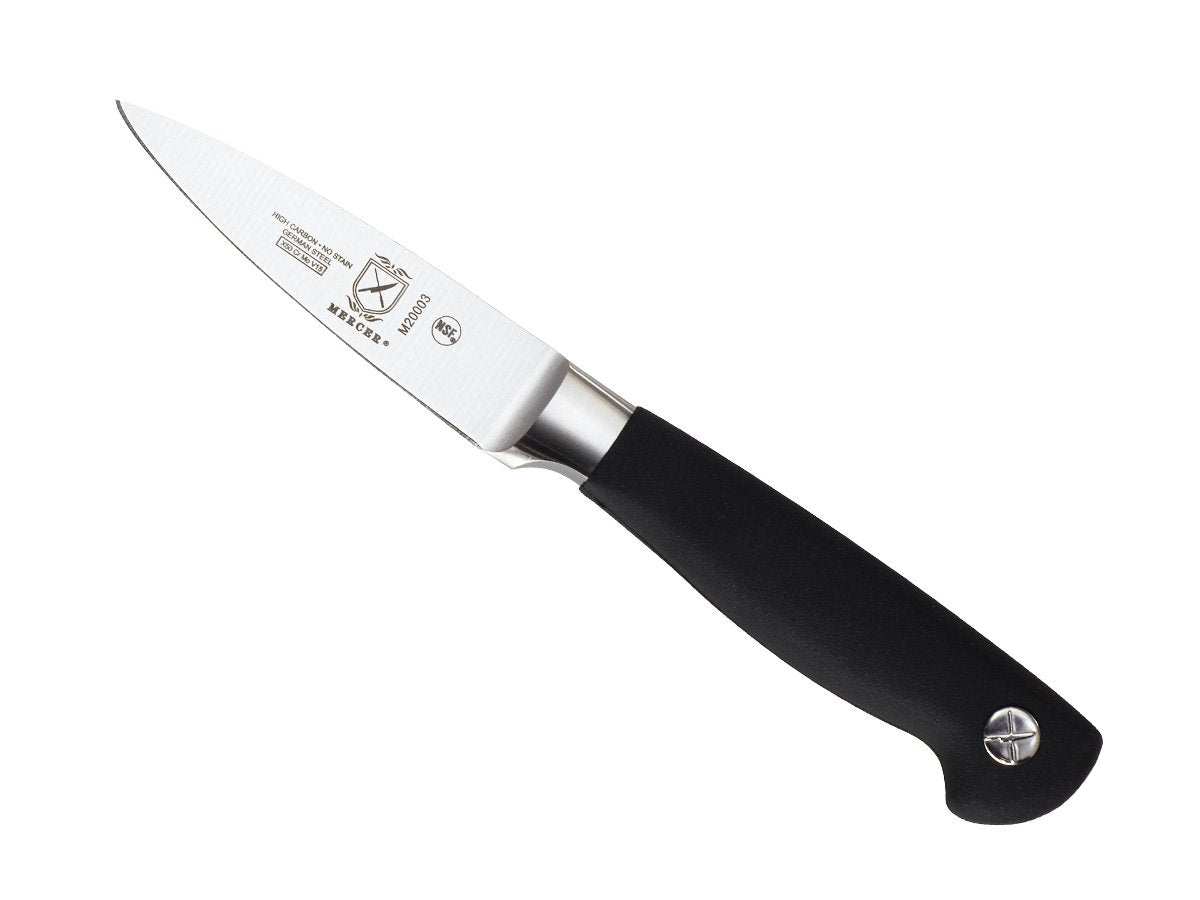 Mercer Culinary Genesis mango ergonómico antideslizante para agarre cómodo.