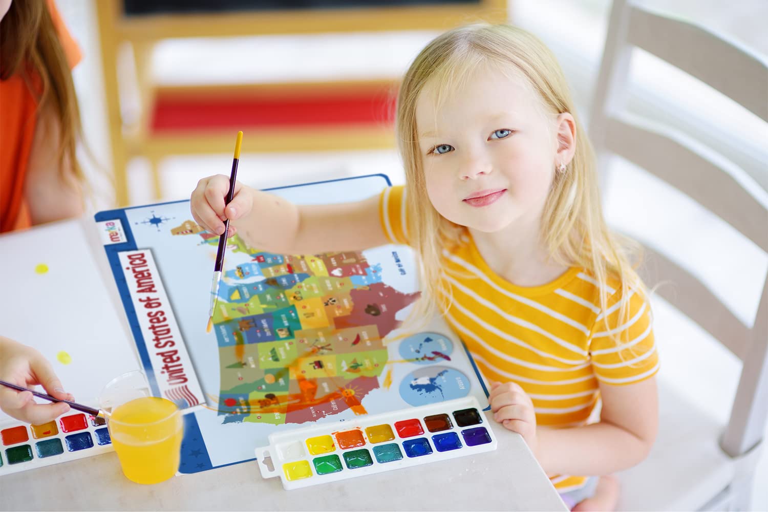 Merka manteles educativos lavables y reutilizables para limpieza sencilla