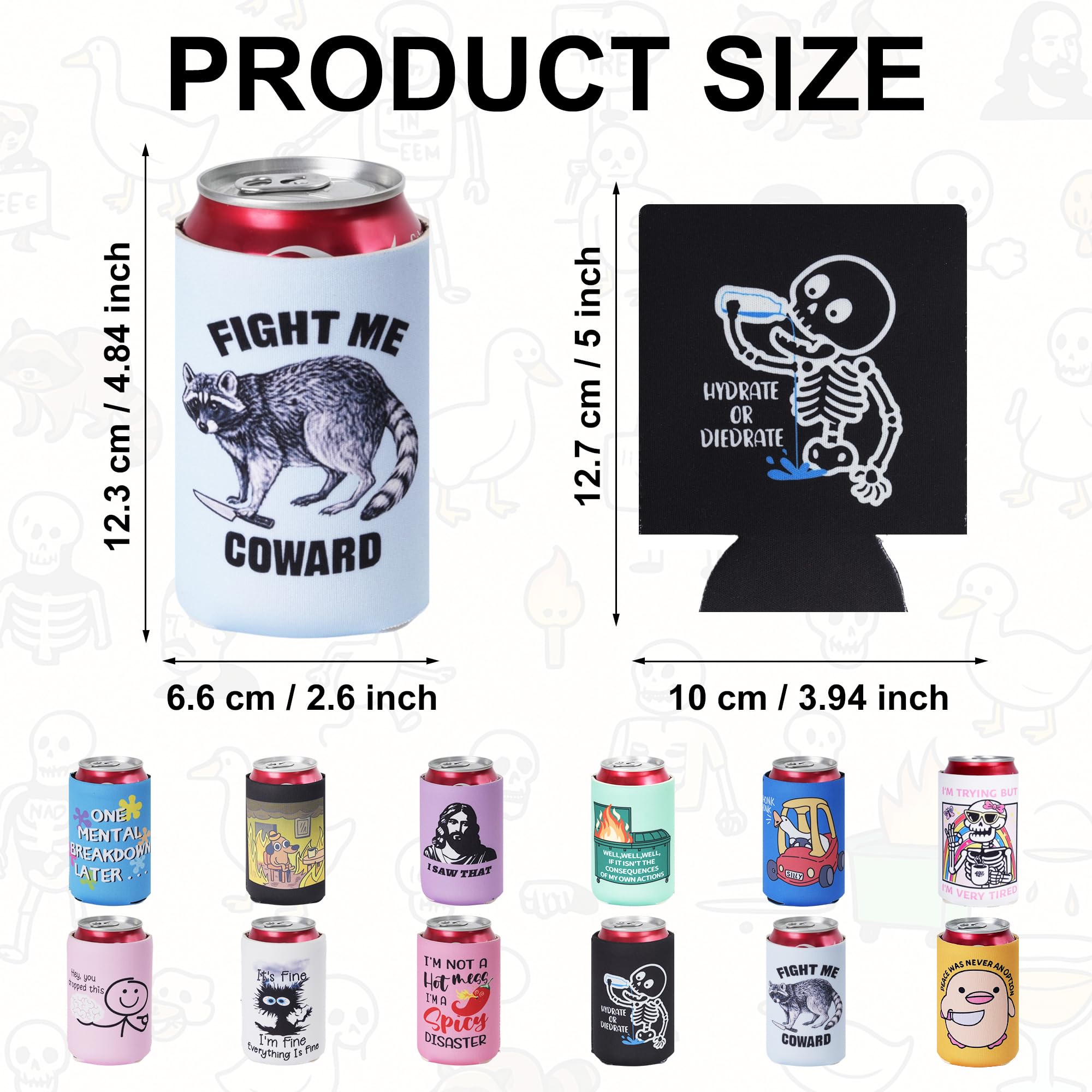 Merrypuls: neopreno reutilizable que mantiene frías las bebidas.
