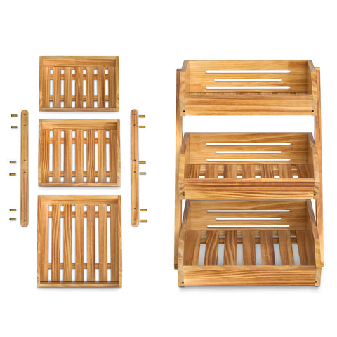 Cesta de fruta Merysen para uso doméstico diario en madera
