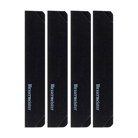 Protector de borde Messermeister para cuchillos de bistec de 8 pulgadas, almacenamiento seguro.