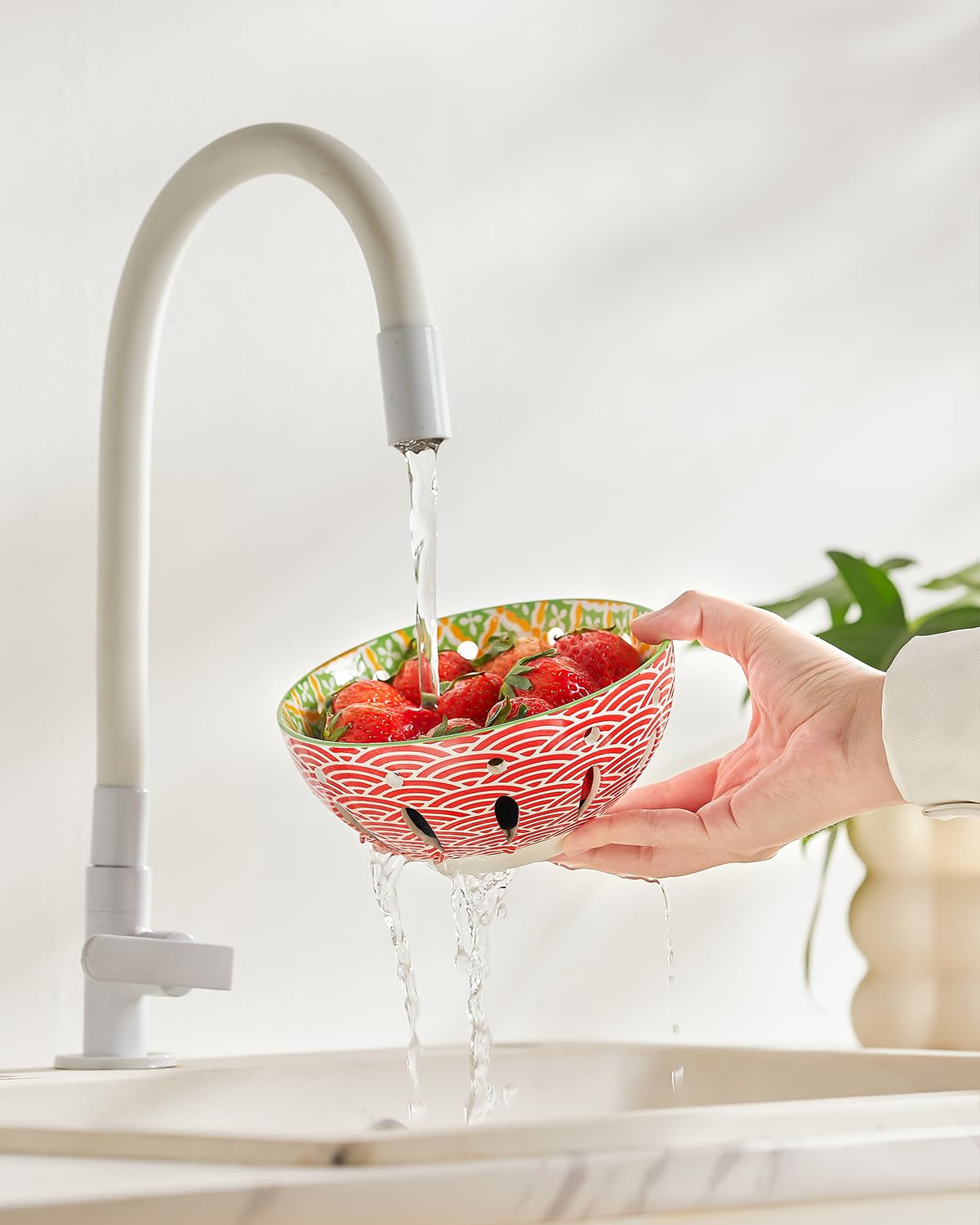 Vasija decorativa Metahom para encimera, regalo ideal para amantes de la cocina.