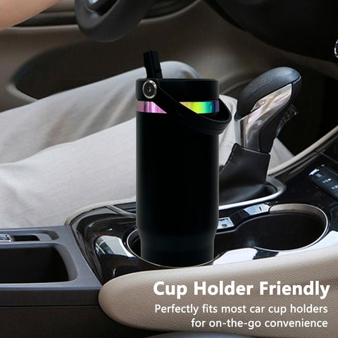 Metalya tumbler 30oz con capacidad para todo el día.