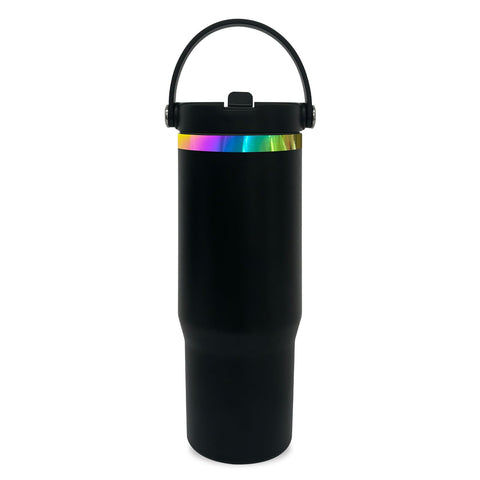 Metalya tumbler 30oz con manija ergonómica para un agarre cómodo.