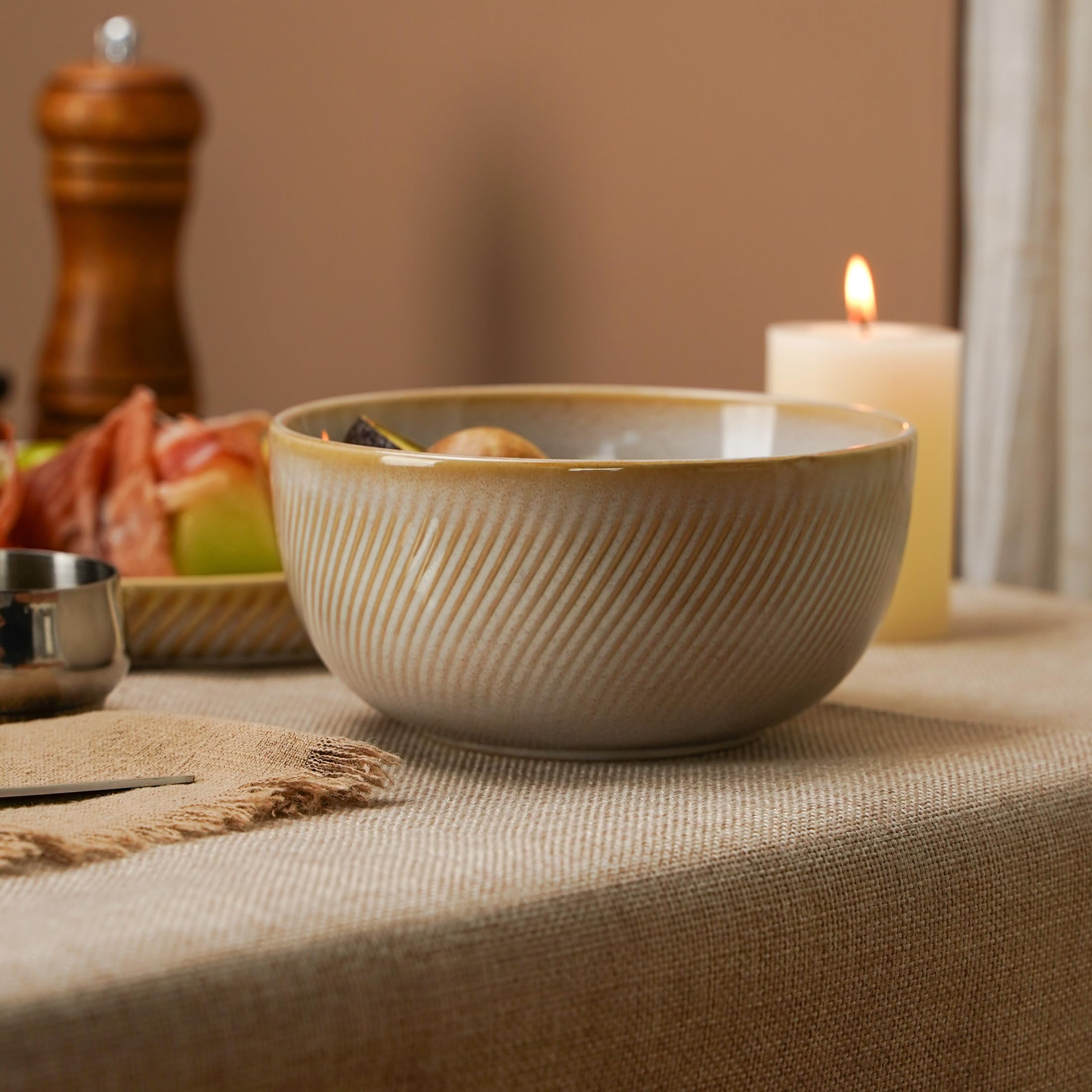 Metflavor diseño natural duna escultural, añade elegancia a la mesa diaria.