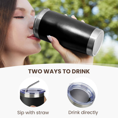 Pajilla de acero inoxidable MEWAY para beber sin sabor metálico.