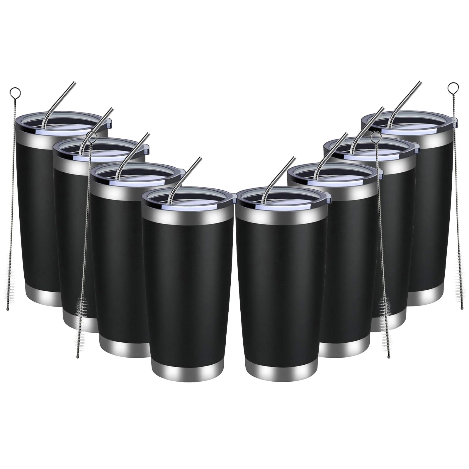 MEWAY tumbler doble pared 20oz mantiene bebidas frías por más tiempo.