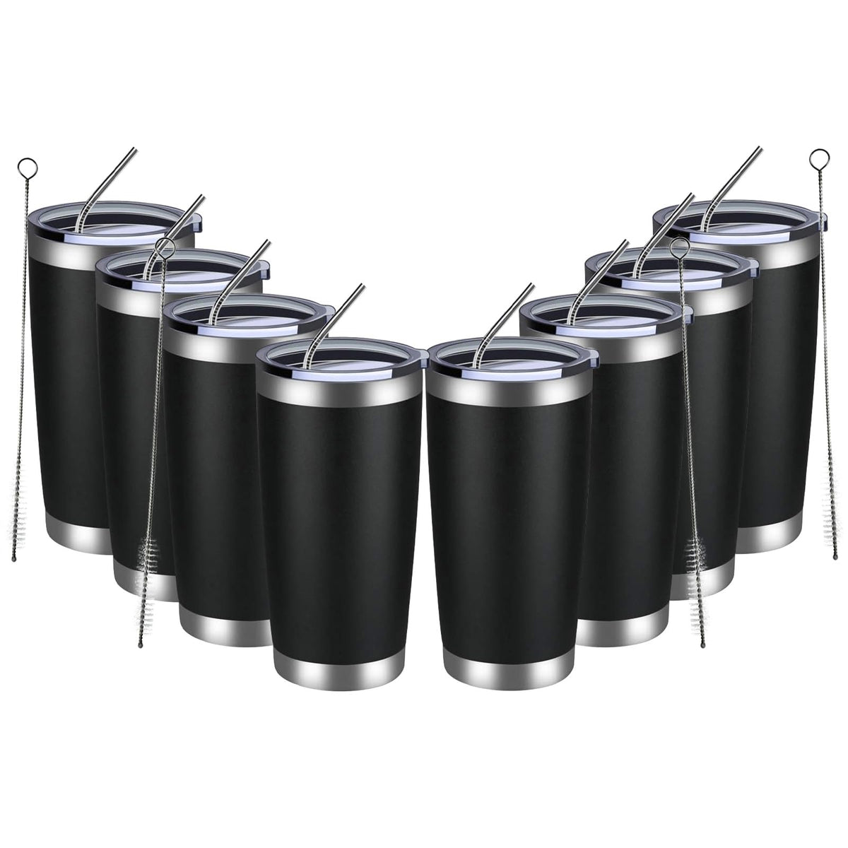 MEWAY tumbler doble pared 20oz mantiene bebidas frías por más tiempo.