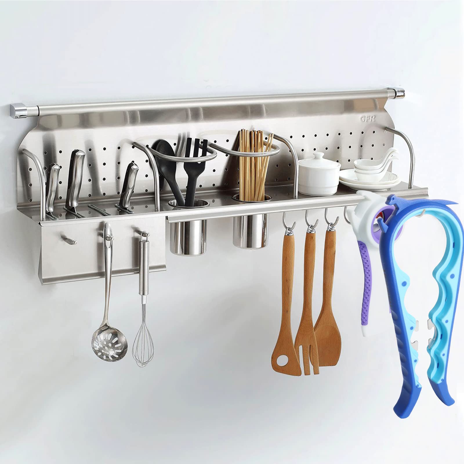 Abre frascos y latas con seguridad para la cocina diaria.