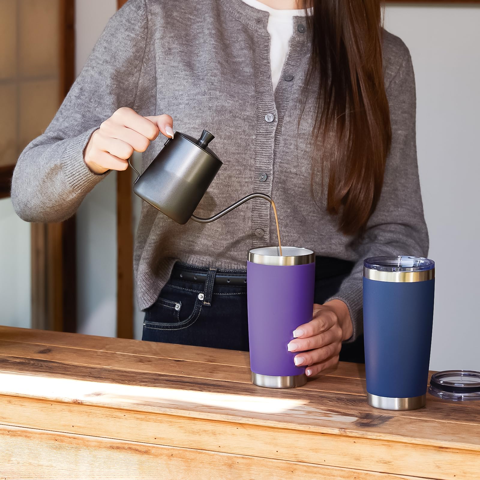 Acabado en polvo MEWAY, agarre cómodo y antideslizante.