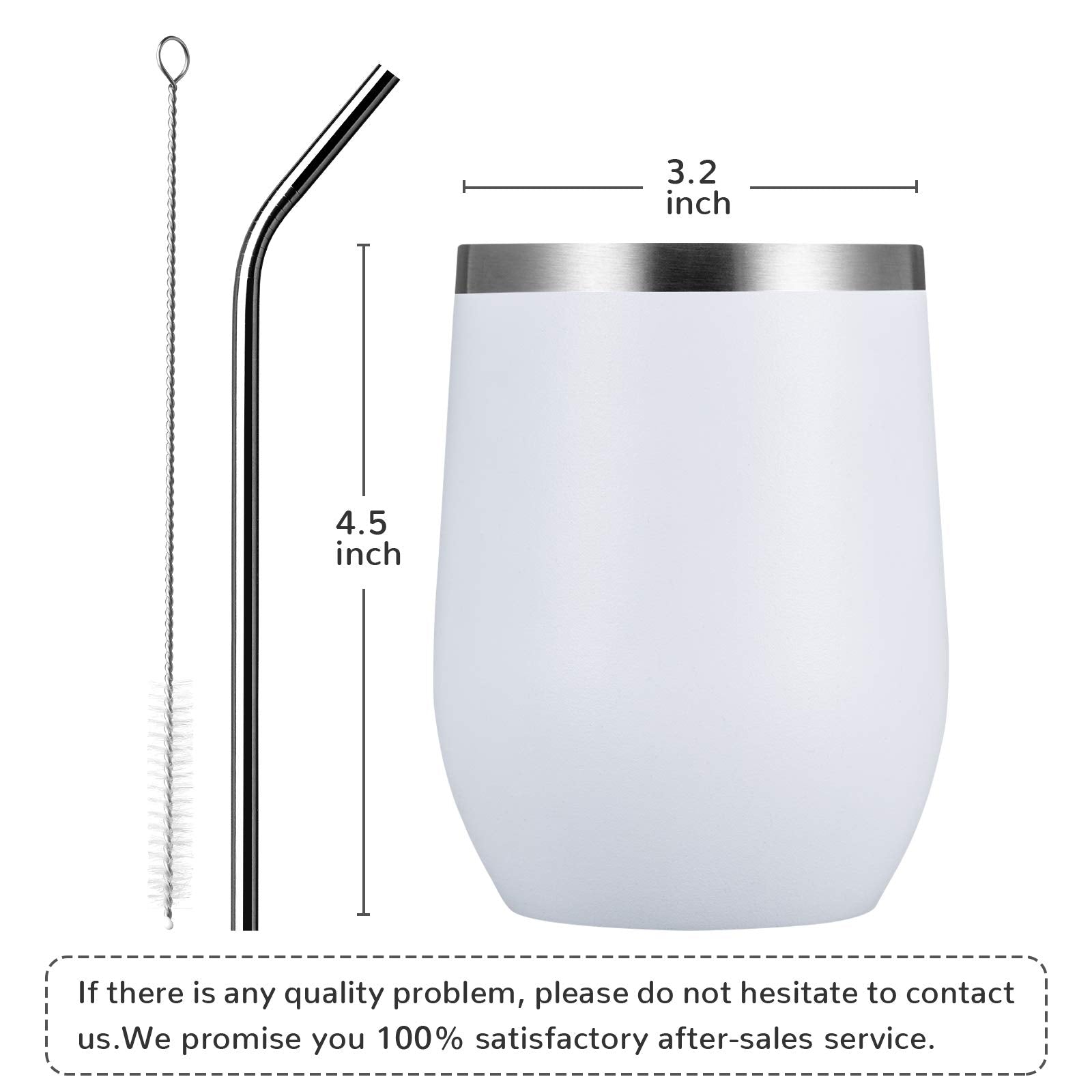 Vaso MEWAY acero inoxidable 304, duradero y seguro para uso diario.