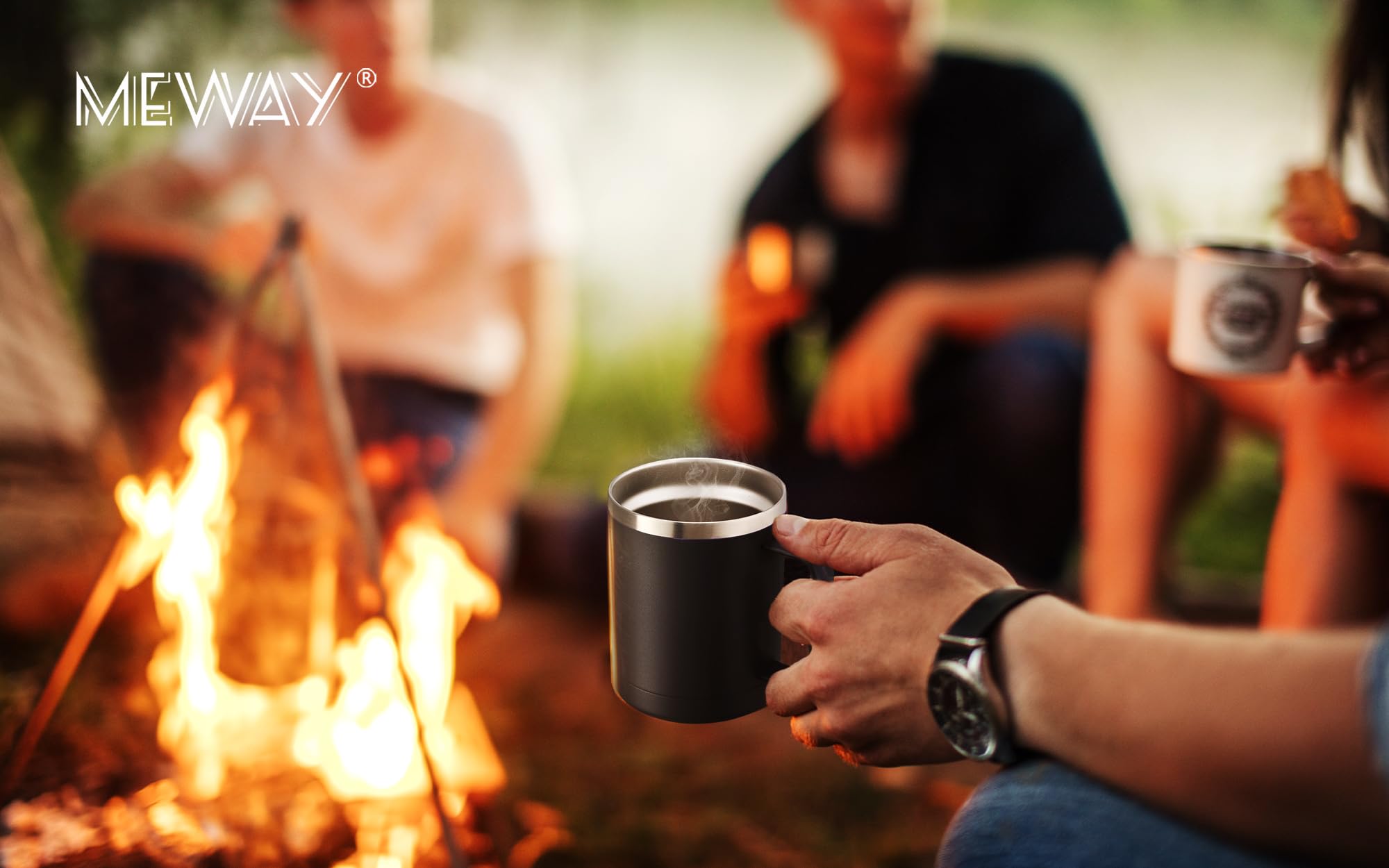 MEWAY paquete de 8 tazas, ideal para familia y oficina