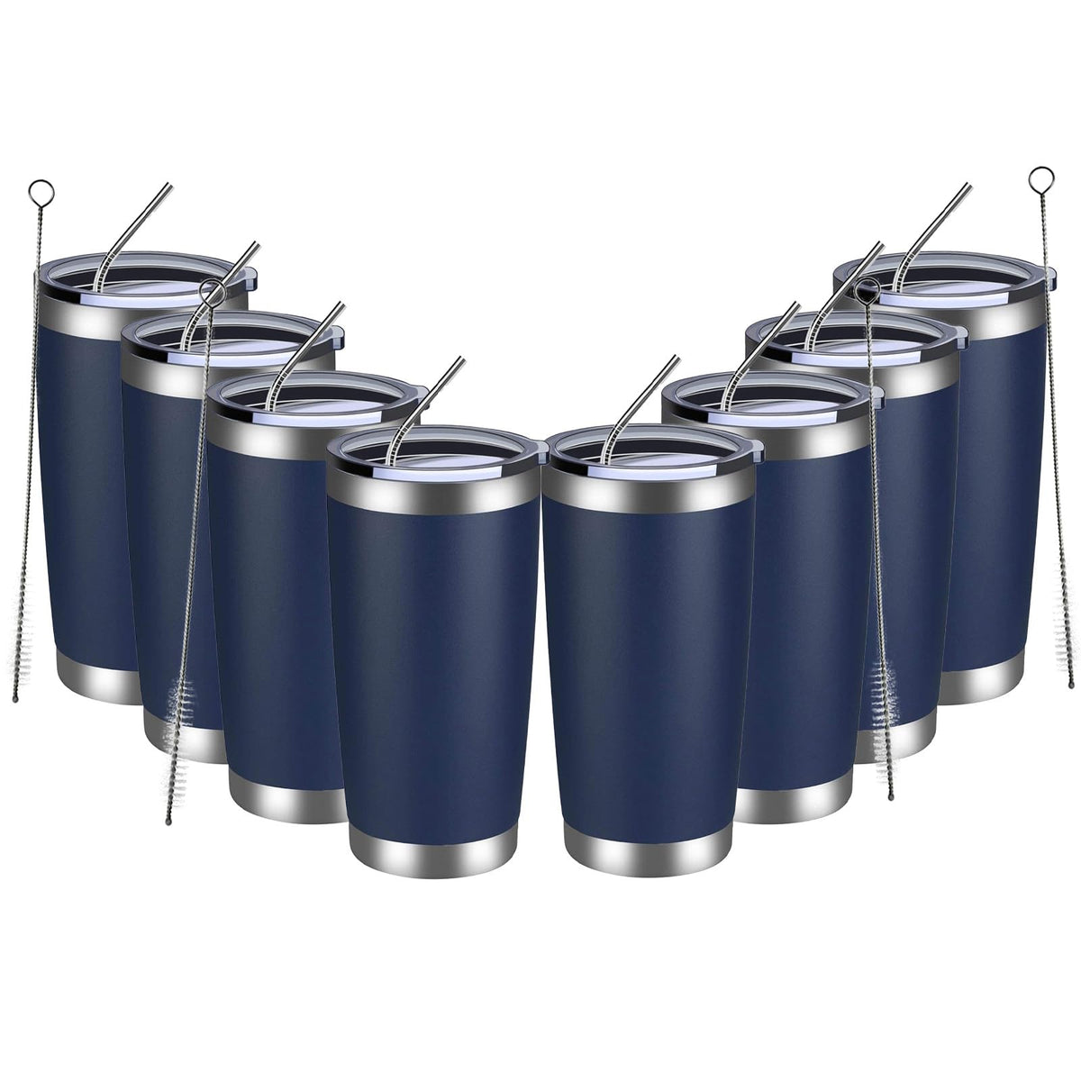 MEWAY tumbler 20 oz con brillo frontal, ideal para conservar bebidas frías.
