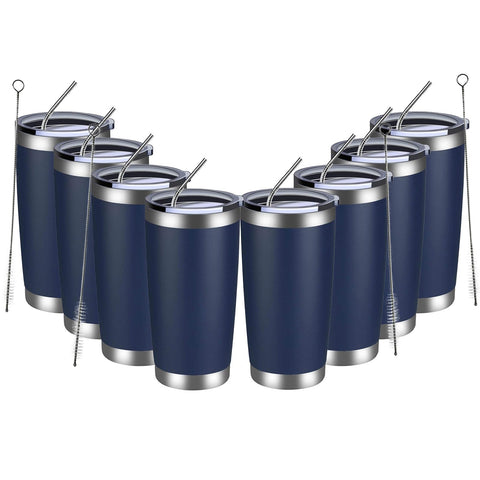 MEWAY tumbler 20 oz con brillo frontal, ideal para conservar bebidas frías.