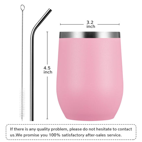 MEWAY tumbler para picnic y camping en tono rosa.