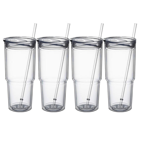 Vaso MEWAY con doble pared para bebidas frías, sin condensación.