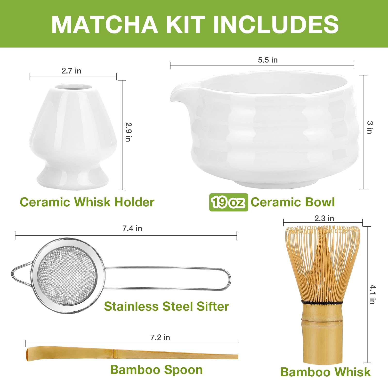 Mfacoy batidor de bambú para matcha espumoso y delicioso.