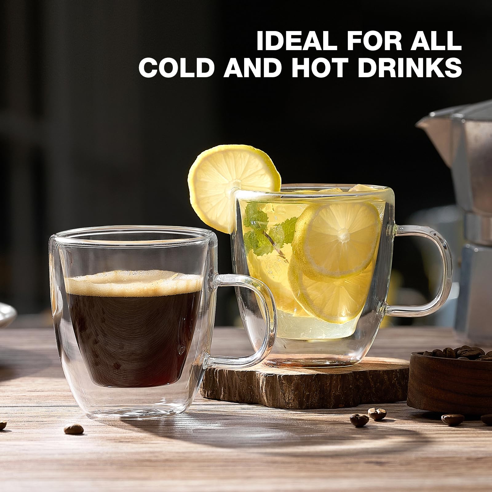 Vasos Mfacoy, regalo perfecto para amantes del café en ocasiones especiales.