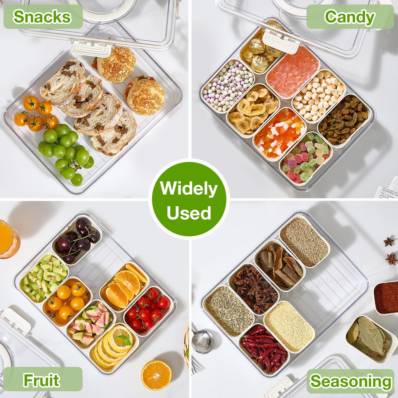 Mfacoy Snackle Box para excursiones, uso portátil y práctico.