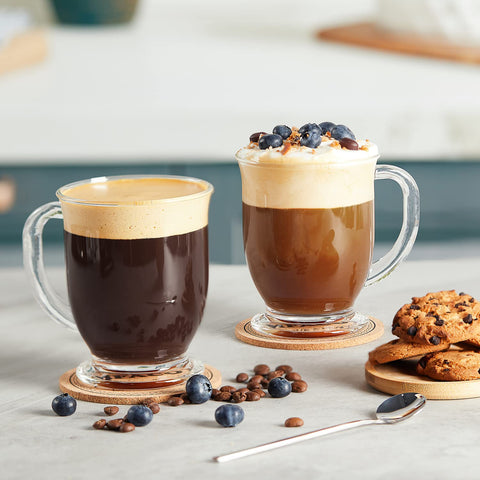 Taza Mfacoy para café, té o jugos, ideal para reuniones.