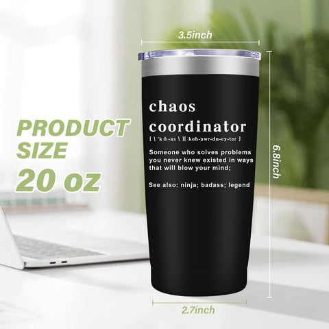 MFGNEH Chaos Coordinator: doble pared con vacío mantiene la bebida estable