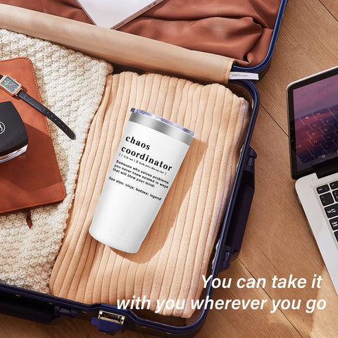 MFGNEH Chaos Coordinator Tumbler diseño duradero para uso diario en coche y exterior