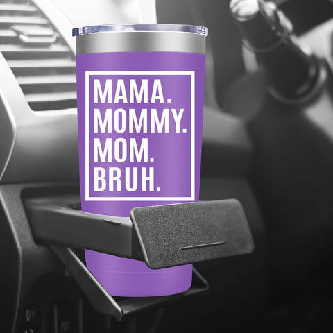 MFGNEH Ideal para viajes, tumbler de 20 onzas purpura cabe en portavasos.