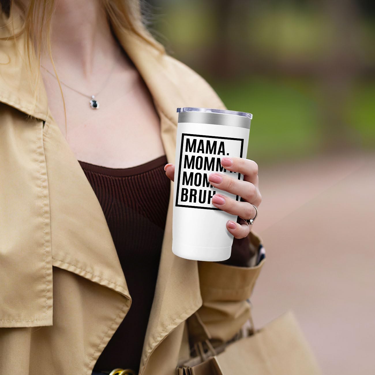 Vaso térmico MFGNEH para uso diario de café o agua, práctico y duradero.