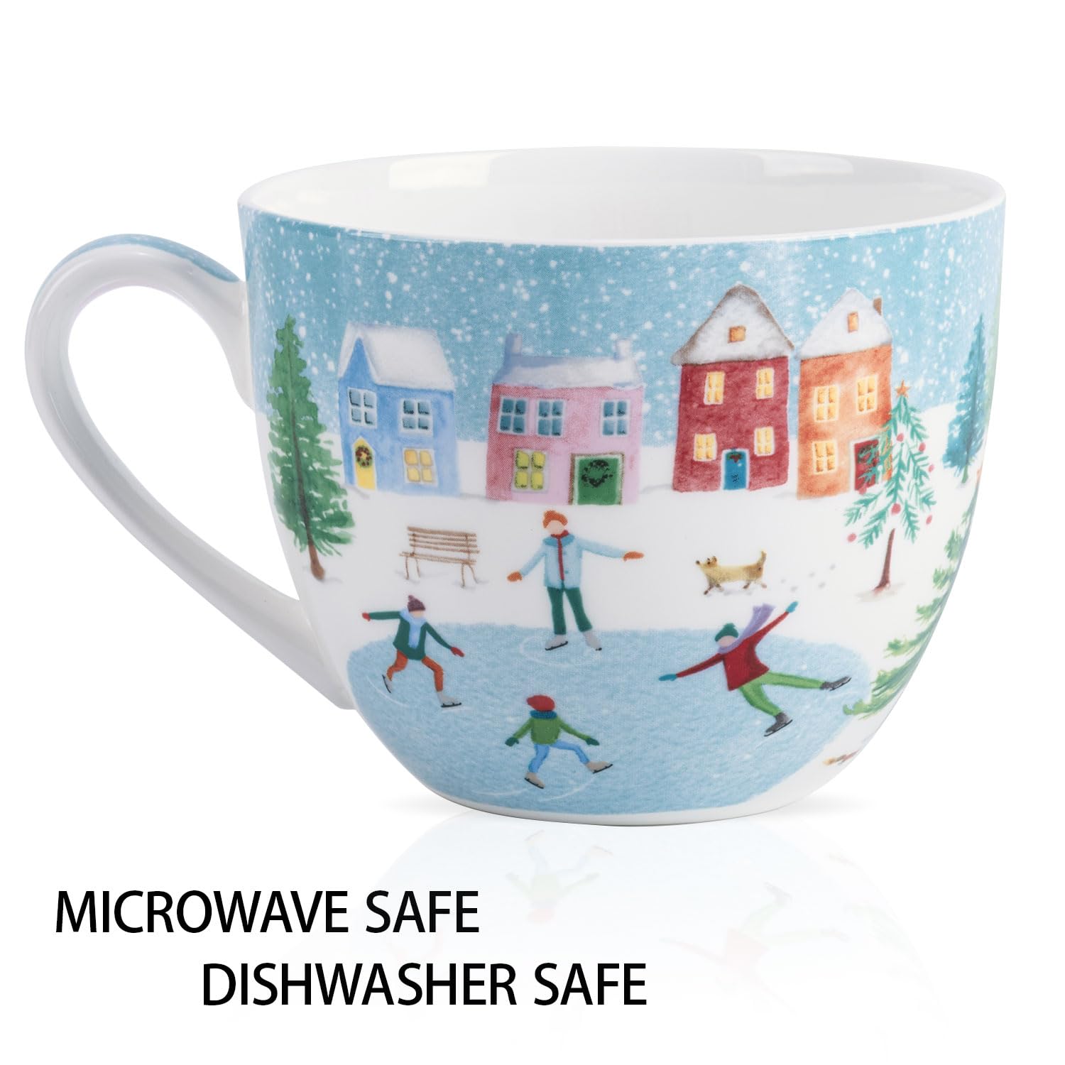 MFoffice Taza apta para microondas y lavavajillas, fácil limpieza.