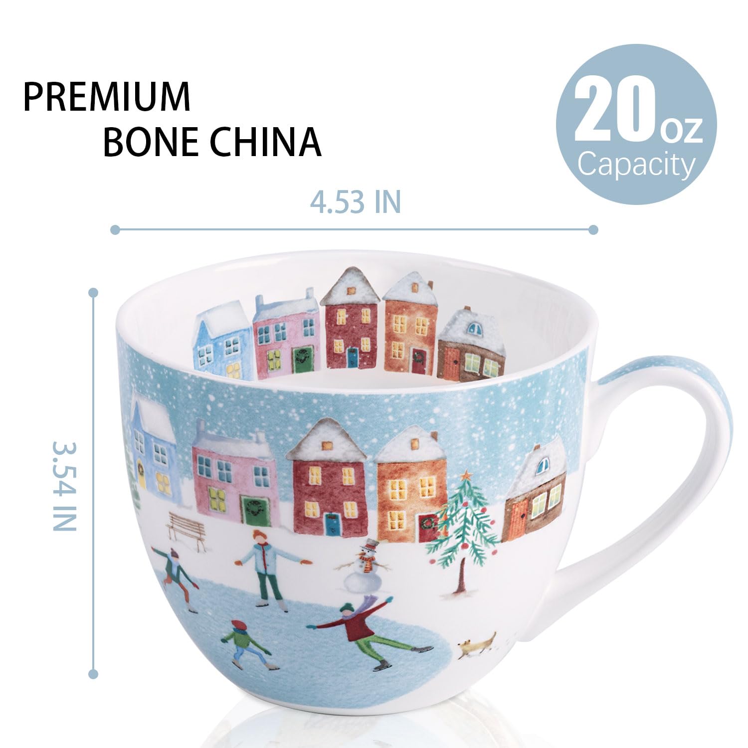 MFoffice Taza diseño Inglaterra Harvest Green para la mesa festiva.