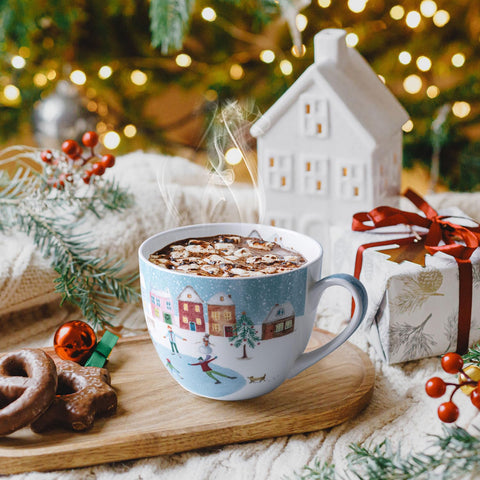 MFoffice Taza regalo de Navidad en empaque festivo.