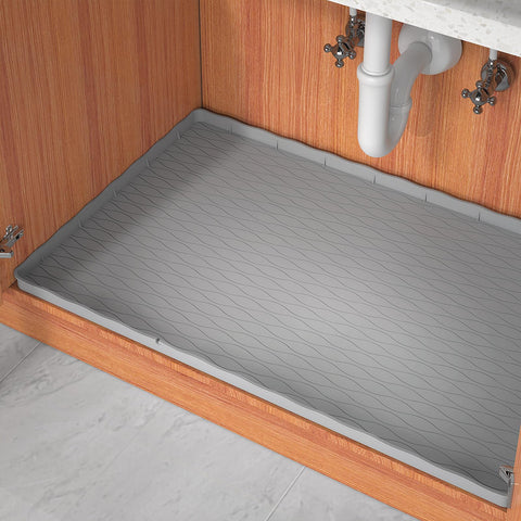 MHHA alfombra bajo fregadero de silicona protege contra derrames
